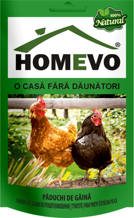 Insecticid - Diatom Pest Paduchi de Gaina 50g Homevo - Insecticid Natural 100% din Pamant de Diatomee