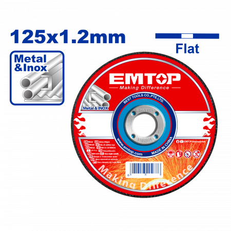 Discuri debitare - Disc abraziv 125mm x 1.2mm