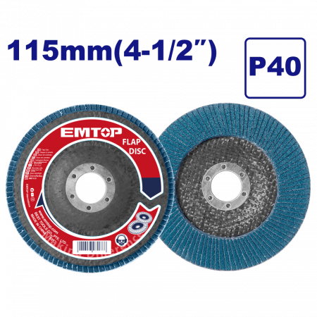 Discuri debitare - Disc abraziv cu lame de zirconiu 115mm, P40