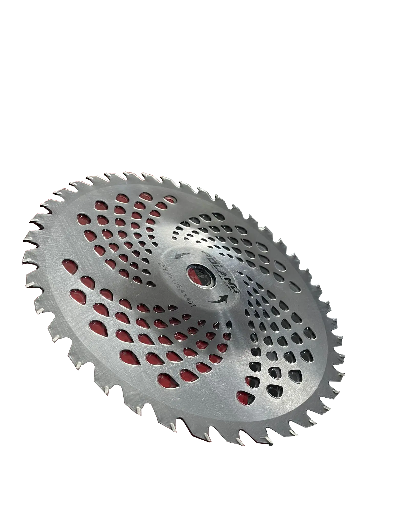 Discuri motocoasa - Disc Motocoasa Bombat cu Pastile Widia 40T, Cutit Circular de Defrisare Eficienta si Protectie Sol