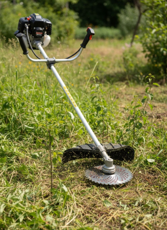 Disc Motocoasa Bombat cu Pastile Widia 40T, Cutit Circular de Defrisare Eficienta si Protectie Sol [3]