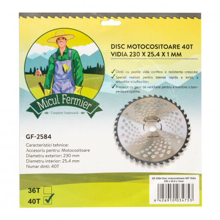 Disc pentru motocositoare 40T vidia [2]