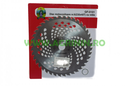 Motocoasa si consumabile / accesorii - Disc pentru motocoasă cu videa- 230Mf