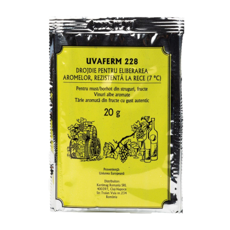 Drojdie Uvaferm 228 20 g – pentru fermentatie la 7°C [1]