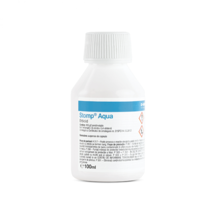 Erbicid - Erbicid Stomp Aqua 100ml - Erbicid Pelicular de Sol pentru Legume, Ceapa si Usturoi in Gradina