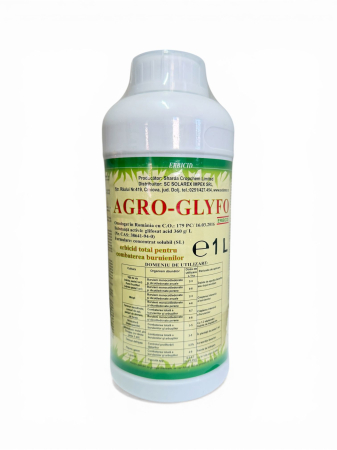 Erbicid - Erbicid total -  Agro glyfo 500 ML, 1 L, 5 L