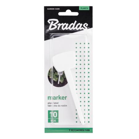 Etichete pentru Plante si Rasaduri 13x4cm Bradas, Suport Plastic pentru Marcare in Sol Set 10 Bucati [1]