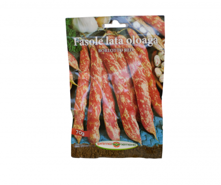 Seminte legume - Fasole lată oloagă - Borlotto Red
