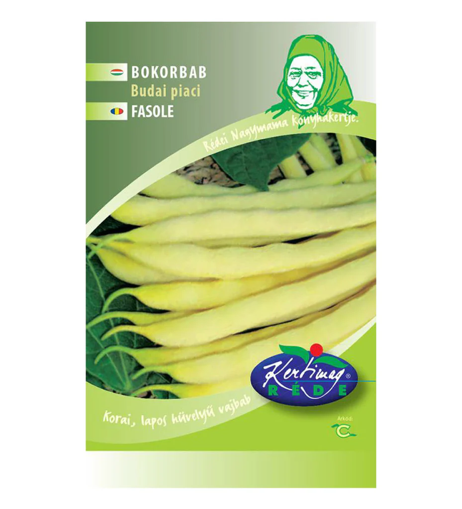 Seminte legume - Fasole oloaga cu pastaia galbena Budai piaci 50g