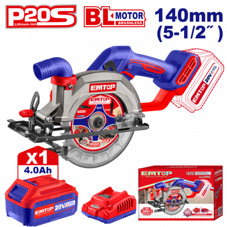 Truse /set scule - Fierăstrău circular pe acumulator, fără fir