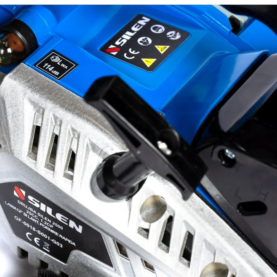 Fierastrau cu Motor pe Benzina Silen 2500 Detoolz 1.2CP, Drujba Toaletare Pomicultură Lama 12 inchi 30cm [4]