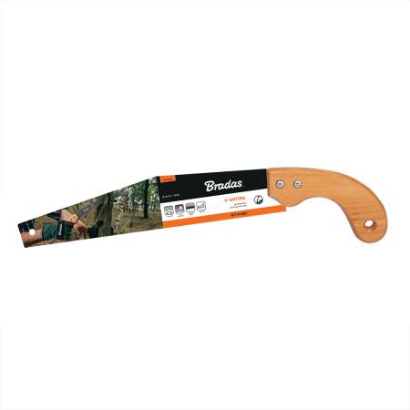 Fierastrau Curbat pentru Crengi si Lemn 310mm, Otel SK5, Maner Lemn, Bradas WOOD [1]