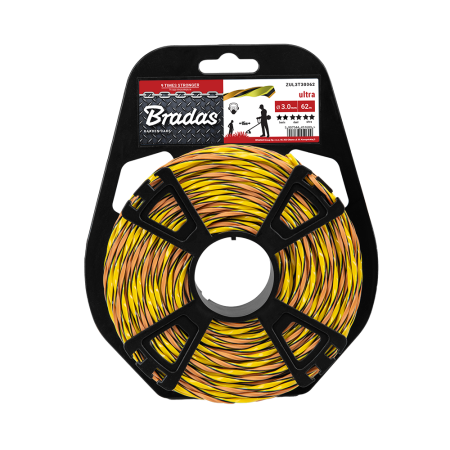 Fire motocoasa - Fir Motocoasa Profesional Bradas Ultra L3 Twist 2.0mm x 139m 0.5kg, Rola Fir Trimer Silentios