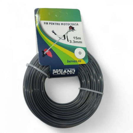 Produse Bricolaj - Fir pentru motocoasa rotund 3.3mm x 15 m
