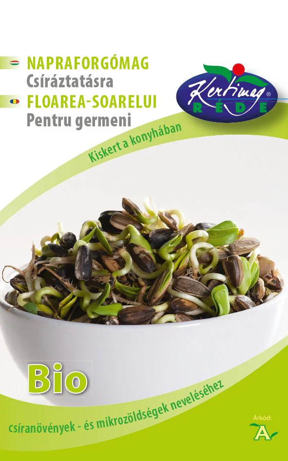 Seminte pentru germinare - Floarea Soarelui Bio Germinare – Muguri Crocanti, Aroma Intensa