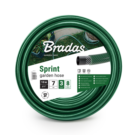 Furtun / banda / tub - Furtun de Gradina Gros 1 tol 10m 3 Straturi Bradas, Furtun Ranforsat de Mare Debit pentru Pompe si Bazine