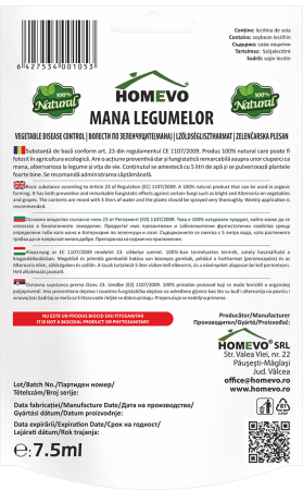 Homevo Combaterea Manei Legumelor 7.5ml - Fungicid Natural Bio din Diatomee [1]