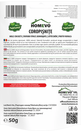 Homevo Coropisnite 50g - Insecticid Natural Bio din Pamant de Diatomee [1]