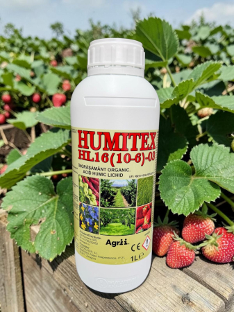 Ingrasamant Foliar Organic Humitex HL-16 (10-6)-03, 1 Litru, Biostimulator cu Acizi Humici si Fulvici [2]