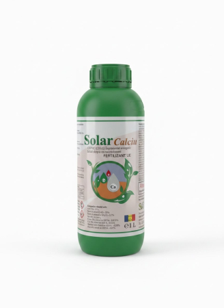Ingrasaminte plante - Ingrasamant Foliar Solar Calciu 1L, Fertilizant Lichid Profesional Concentrat pentru Tomate, Ardei si Pomicultură