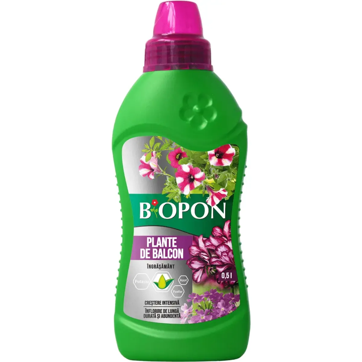 Ingrasaminte plante - Ingrasamant Lichid Plante de Balcon Biopon 0.5L, Nutritie pentru Muscate si Petunii Impecabile