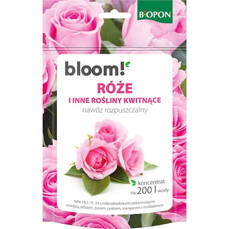 Ingrasaminte plante - Ingrasamant Solubil Biopon Bloom Trandafiri 200g - Pentru Inflorire Abundenta