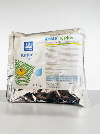 Ingrasamant YaraTera Krista K Plus, 1 kg, Azotat de Potasiu Solubil, Fertirigare si Foliar [1]