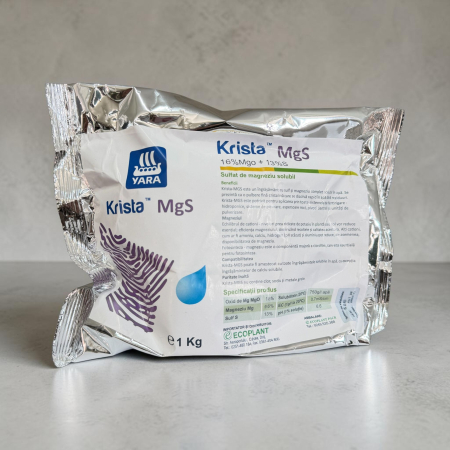 Ingrasamant YaraTera Krista MgS, 1 kg, Sulfat de Magneziu Solubil, Fertirigare si Foliar [2]