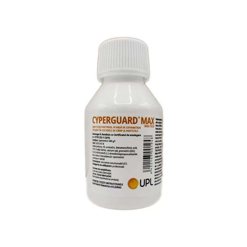 Insecticid - Insecticid Cyperguard Max, 50 ml, Spectru Larg de Combatere, Contact si Ingestie