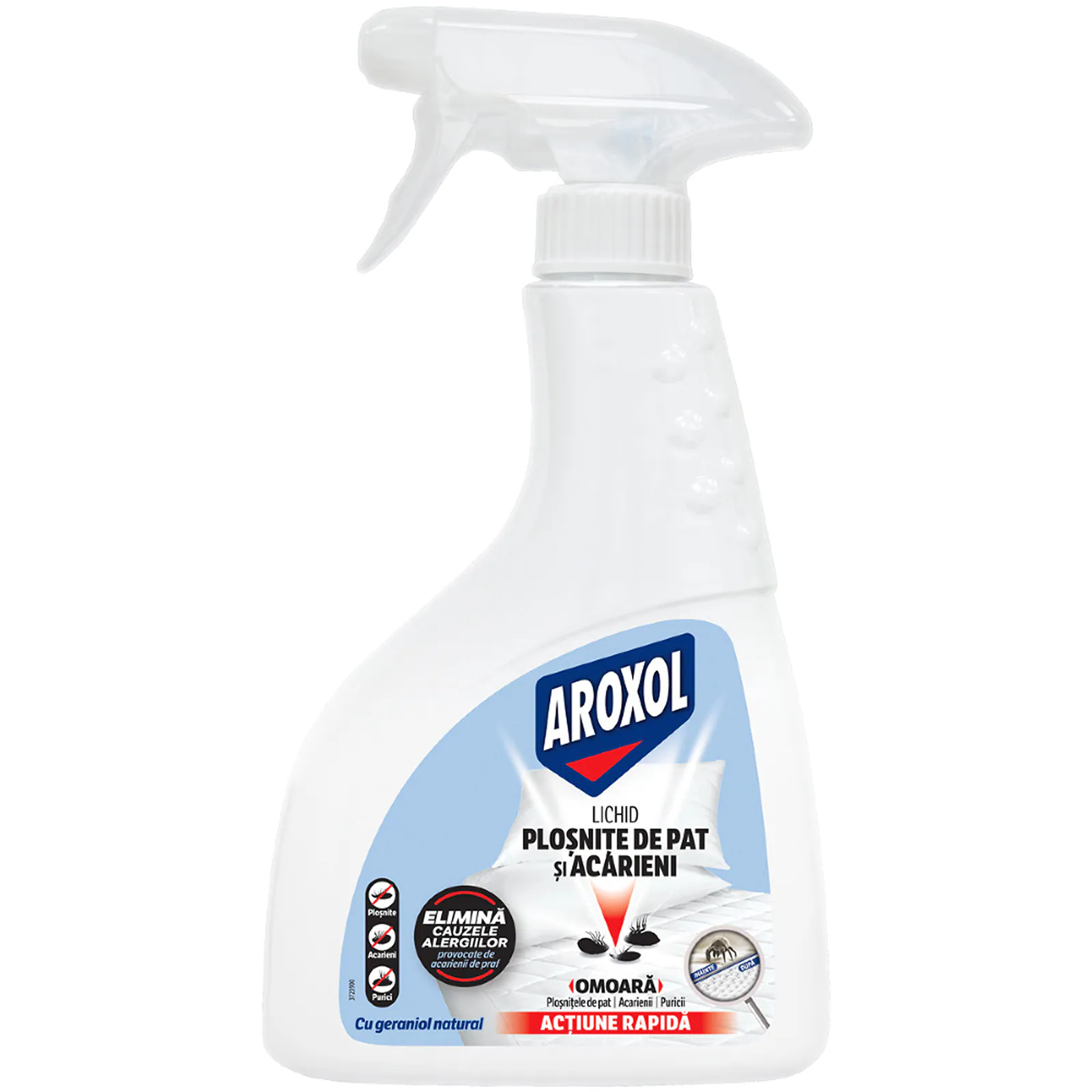 Insecticid - Insecticid Lichid Plosnite de Pat si Acarieni Aroxol 300ml, Solutie Gata de Utilizare pentru Saltele si Textile