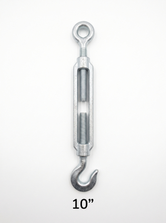 Feronerie si accesorii - Intinzator Cablu Otel Zincat 10 Inch pentru Sarcini Grele si Sere