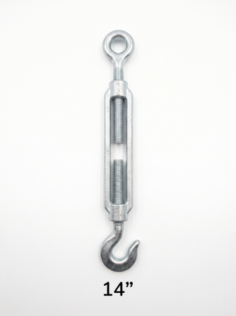 Feronerie si accesorii - Intinzator Cablu Otel Zincat 14 Inch pentru Sarcini Extreme si Palisare
