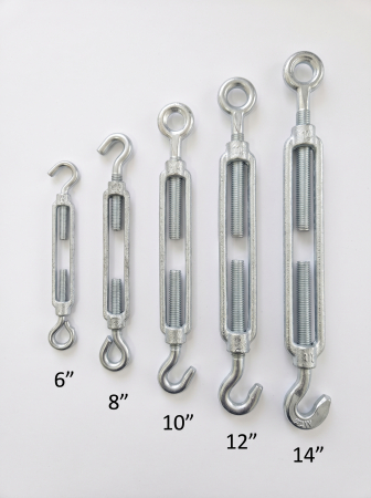 Intinzator Cablu Otel Zincat 8 Inch pentru Sere si Palisare [1]