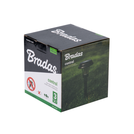 Lampa Insecticida Solara LED si UV 42x14cm Bradas, Aparat Anti Tantari si Muste pentru Curte si Terasa Ieftin [2]