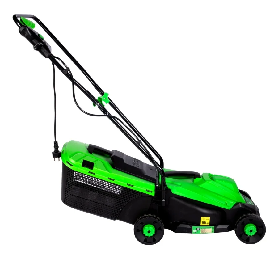 Masina Electrica de Tuns Gazon Micul Fermier 1.2kW, Masina de Taiat Iarba Latime 32cm cu Cos Colector 30L [8]