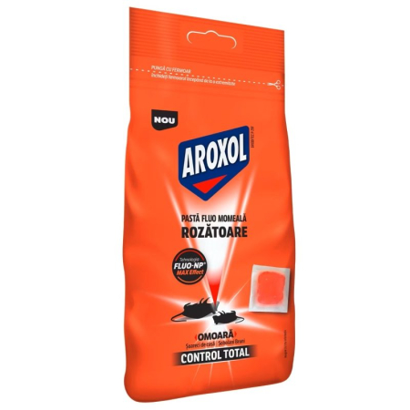 Momeala Raticida Aroxol Pasta Fluo 150g, Otrava sub Forma de Pasta Proaspata pentru Soareci si Sobolani [1]