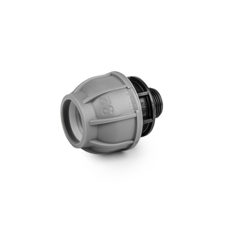 Casa, Gradina - Mufa Compresie PE cu Filet Exterior, 20 mm x 1/2 inch, PN10, Bradas