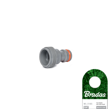 Accesorii irigat - Niplu Adaptor Cuplaj Rapid 3/4 Filet Exterior Bradas, Conector Clik pentru Aspersoare si Pistoale