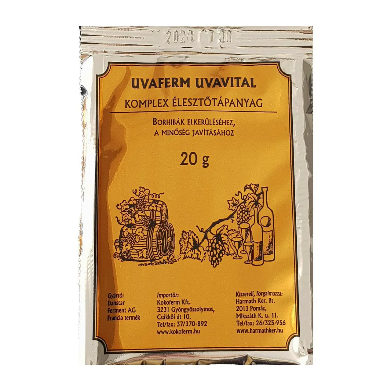 Vinificatie - Nutrienti drojdii Uvaferm Uvavital 20 g – pentru vinificatie