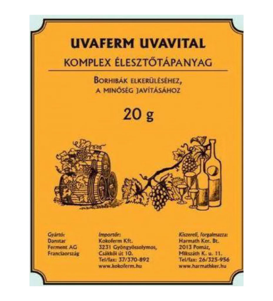 Nutrienti drojdii Uvaferm Uvavital 20 g – pentru vinificatie [1]