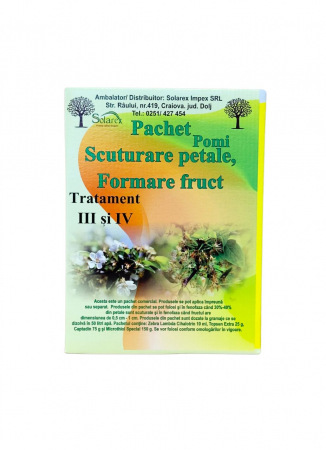 Pesticide - Pachet tratament III și IV pomi scuturare petale ( 50 L apa)
