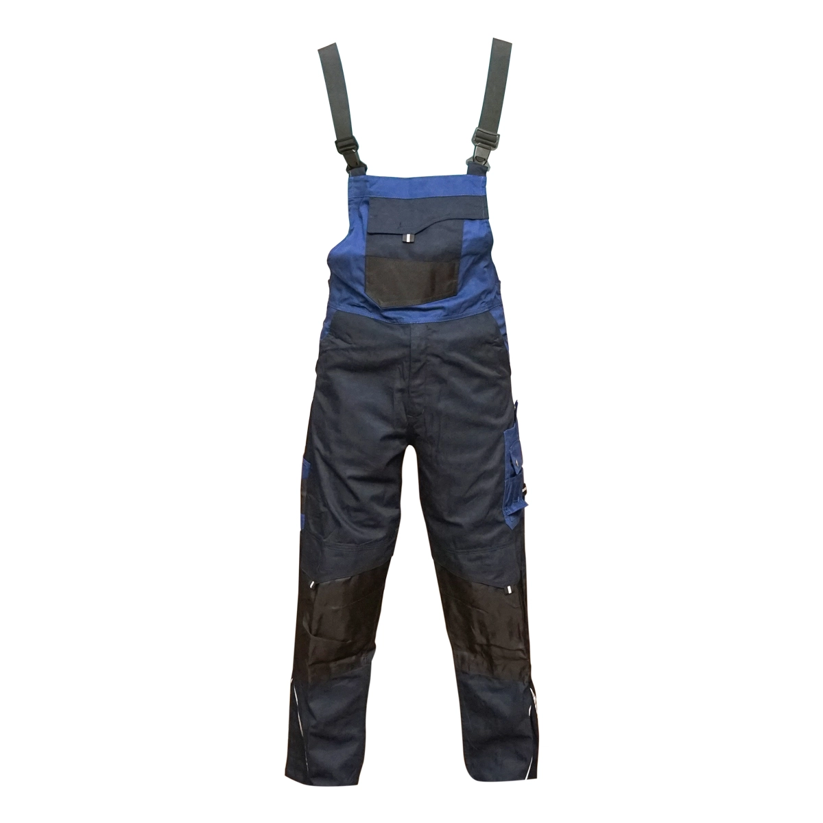 Echipament protectie gradina - Pantaloni de lucru cu pieptar, albastru navy L