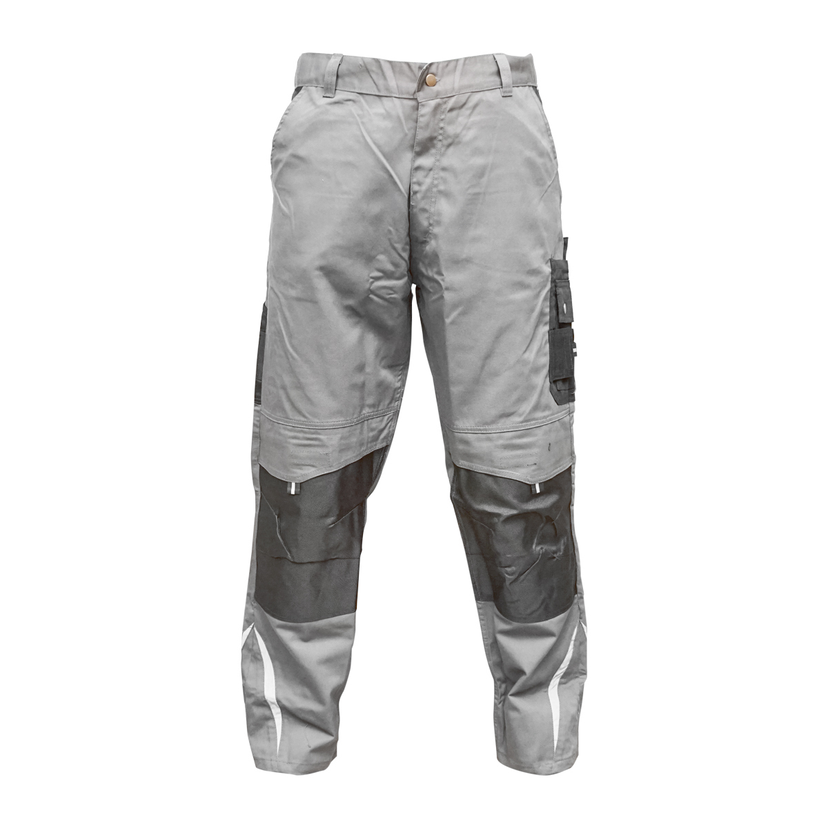 Echipament protectie gradina - Pantaloni de lucru, gri cu negru, L