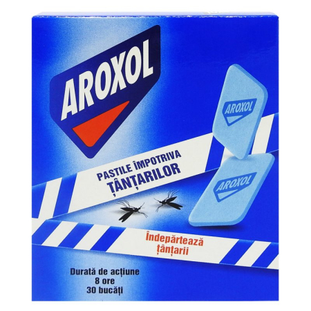 Pastile Anti Tantari Aroxol 30 Bucati, Rezerve Insecticide Inodore pentru Aparat Electric de Camera [1]