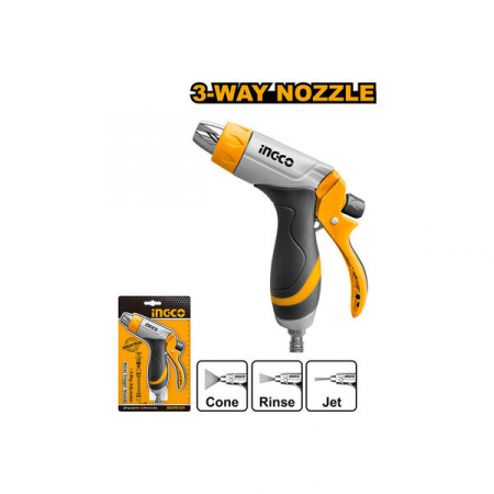 Accesorii irigat - Pistol de stropit din metal cu 3 functii