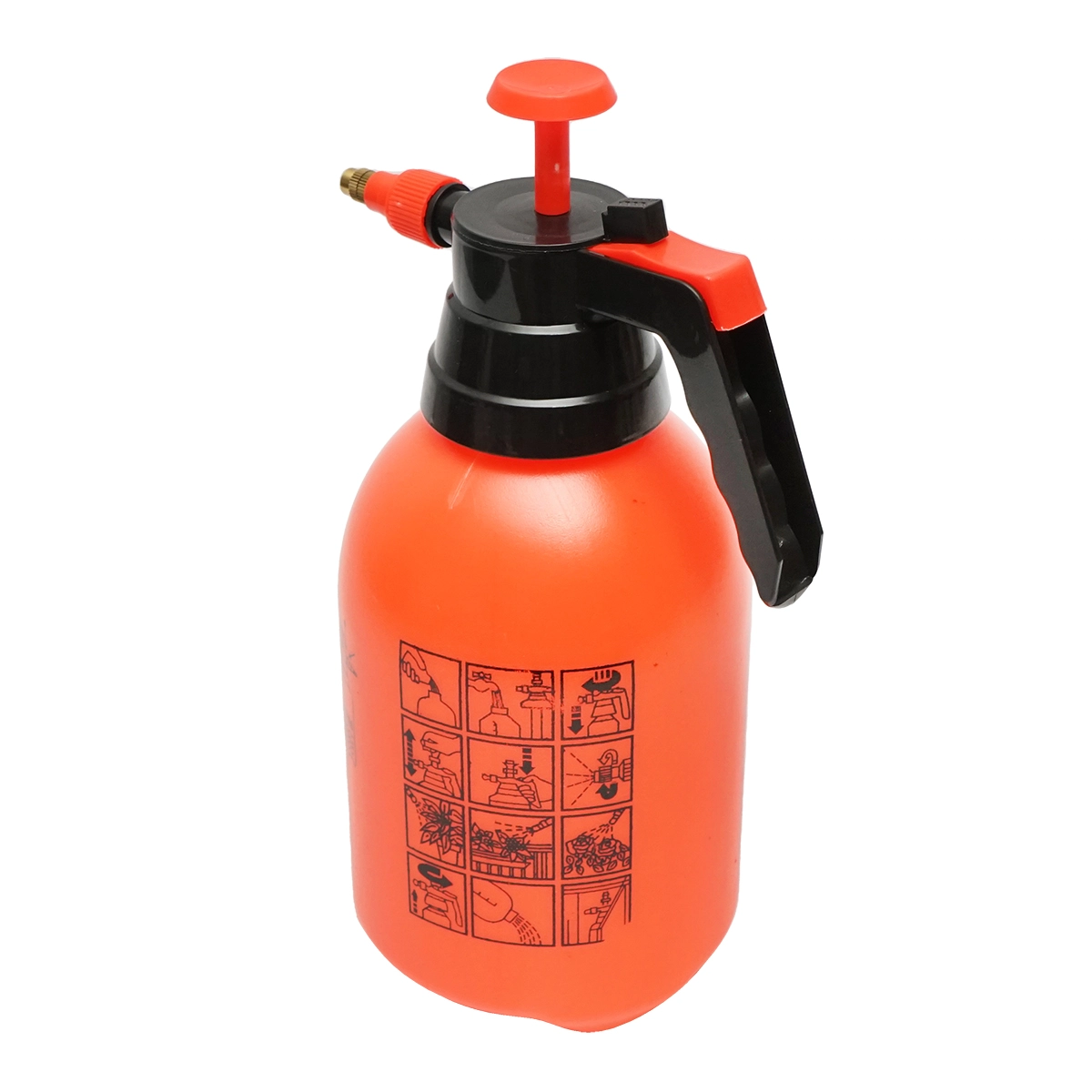 Pompa de Stropit Manuala 2L Rosu BK - Pulverizator Compact cu Presiune Prealabila pentru Flori si Gradina [1]