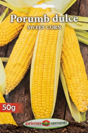 Semnte porumb zaharat - Porumb dulce Sweet Corn 50 g – soi timpuriu, boabe dulci și fragede