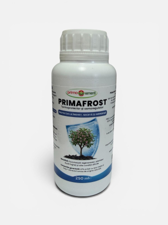 Fungicid - Prima Frost, 250 ml, Protectie Complexa contra Inghetului, Secetei si Grindinei, Concentrat 100 L Apa