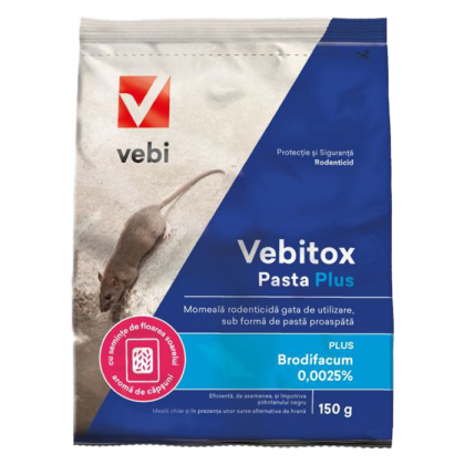 Raticide - Raticid Vebitox Pasta Plus - 150 g