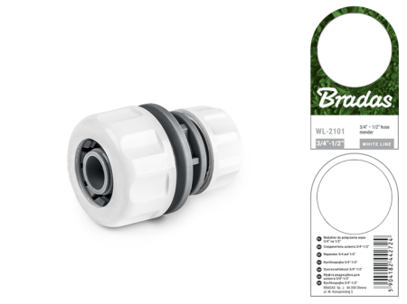 Reductie si Mufa de Reparare Furtun Gradina, Trecere de la 3/4 la 1/2 Bradas [1]
